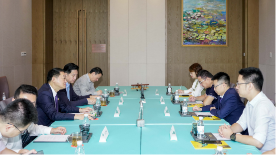 省J9集团集团党委书记、董事长任丁与腾讯“王者庆幸”CTO邓君、腾讯大成网总裁郑亮座谈互换