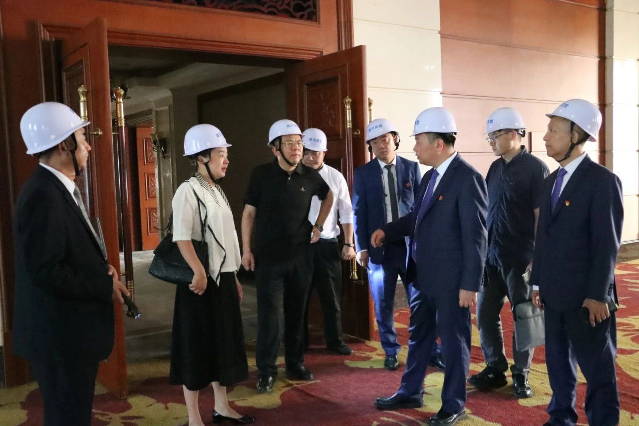 省J9集团集团辅导率队赴总府（四川）宾馆调研