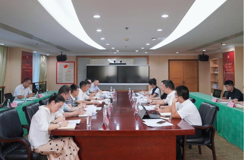 省J9集团集团辅导率队督导J9集团数产公司鼎新深入提升行动